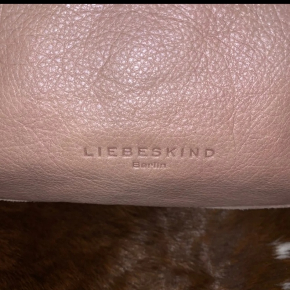 LIEBESKIND BEIGE GENUINE LEATHER SATCHEL - Picture 3 of 6